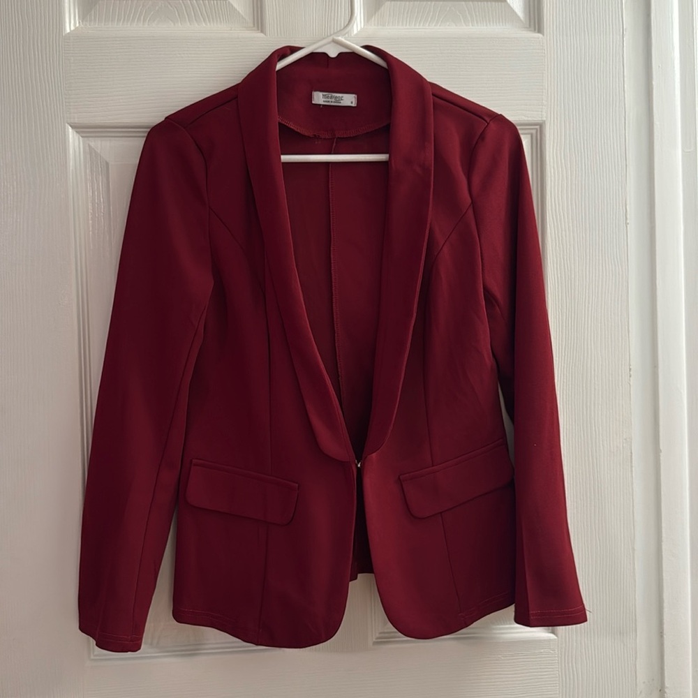 Burgundy Blazer